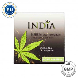 Crema facial con aceite de cáñamo indiacosmetics