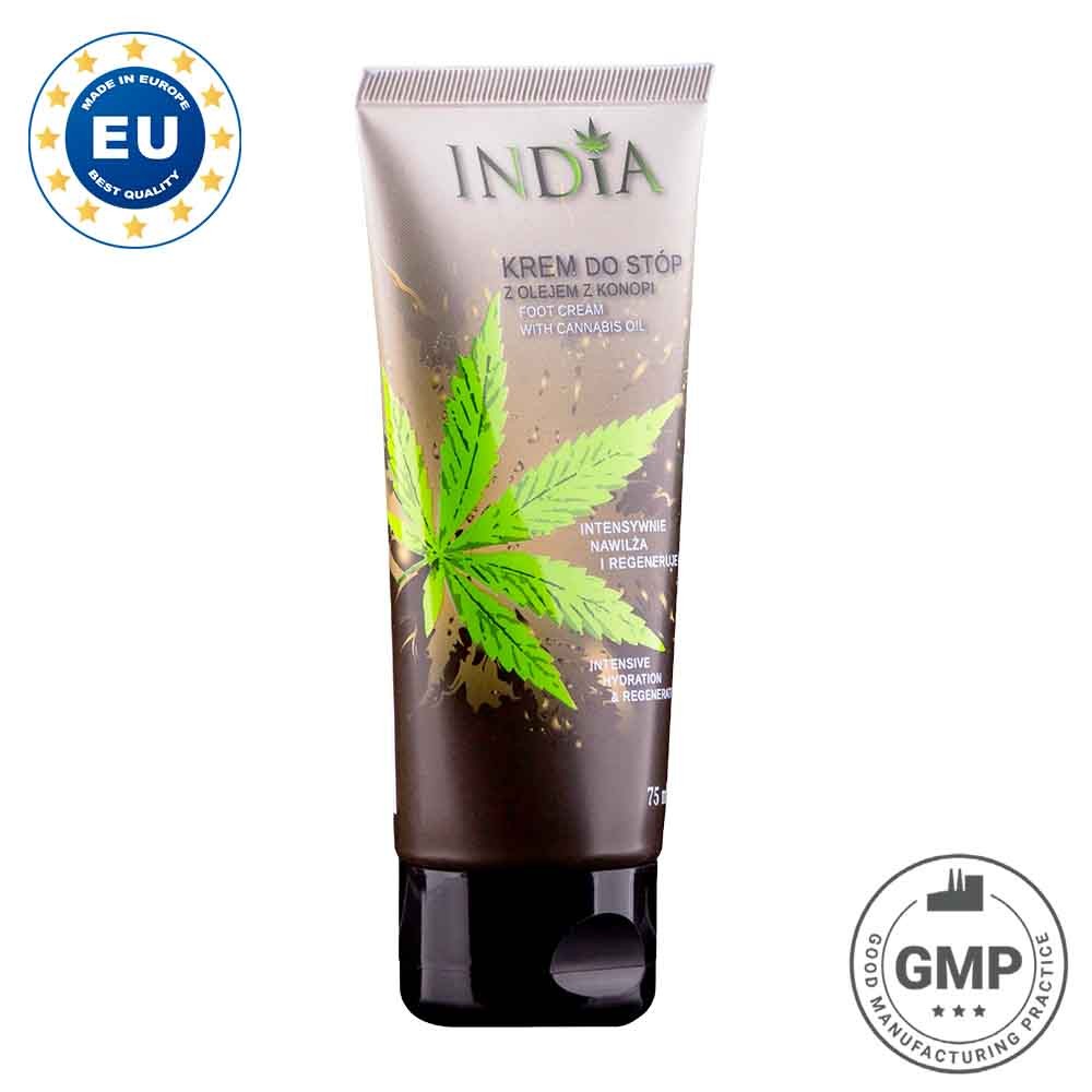 protective foot cream with hemp oil indiacosmetics