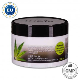 Màscara per al cabell d'oli de cànem indiacosmetics