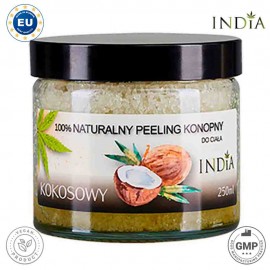 indiacosmetics organic coconut body scrub