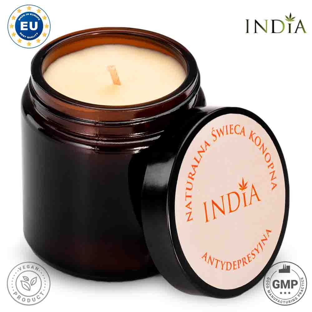 Espelma de cànem terapèutica Indiacosmetics